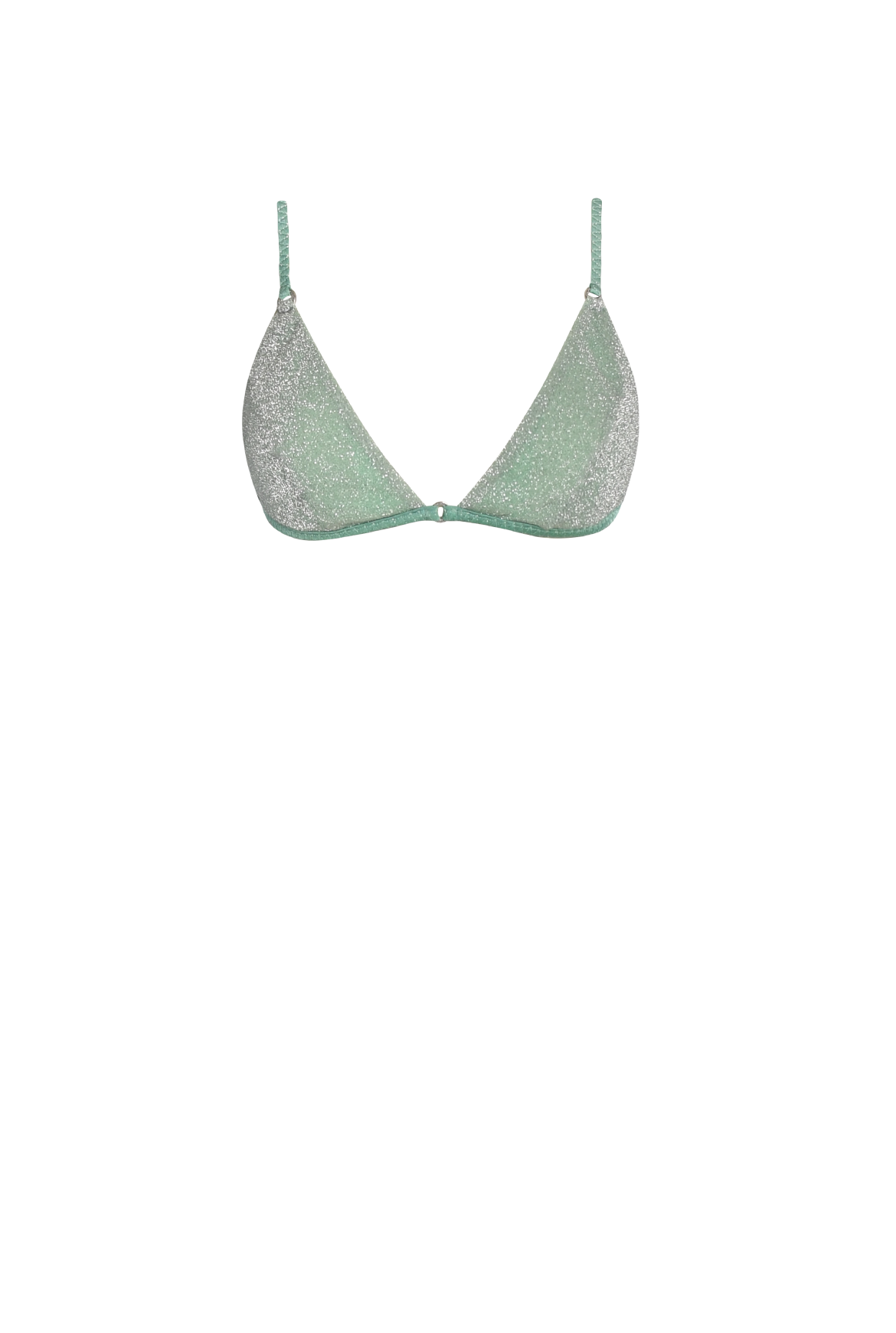 Ocean Glitter Brazilian Bikini - Top