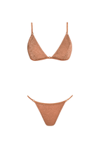Rust Glitter Brazilian Bikini