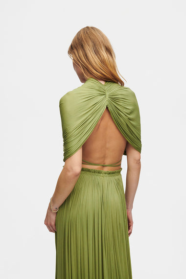 Silk Skirt & Top Set