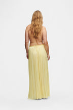 Yellow Silk Tulle Top