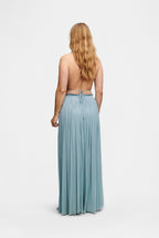 Ice Blue Silk Tulle Skirt