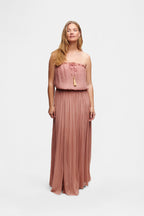 Blush Silk Tulle Skirt