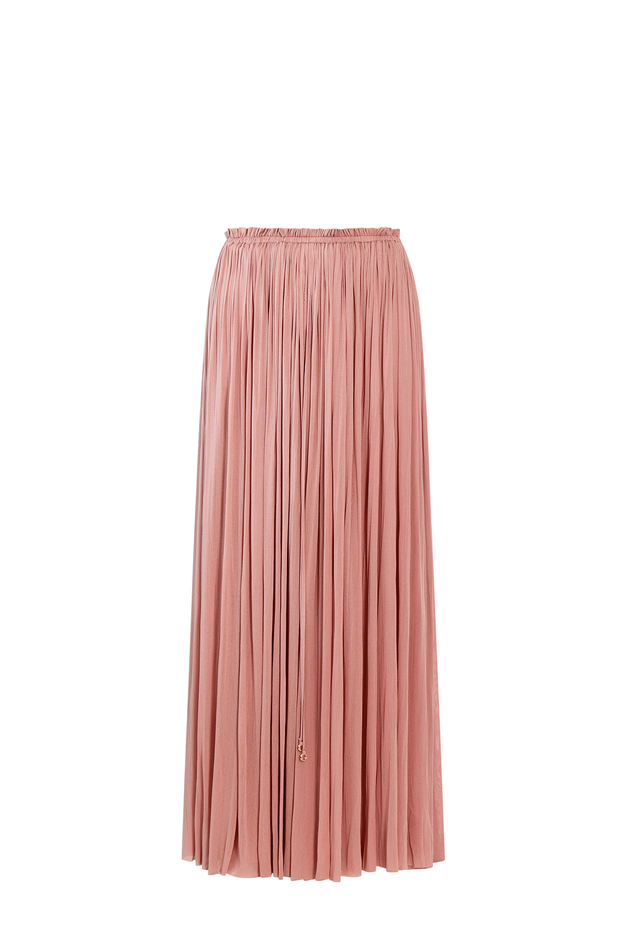 Blush Silk Tulle Skirt