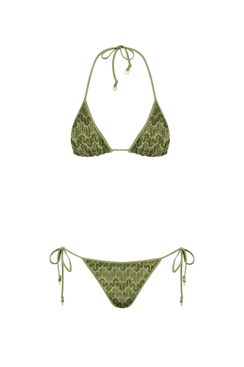 Knit Triangle Bikini