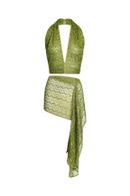 Knit Scarf Set / Top
