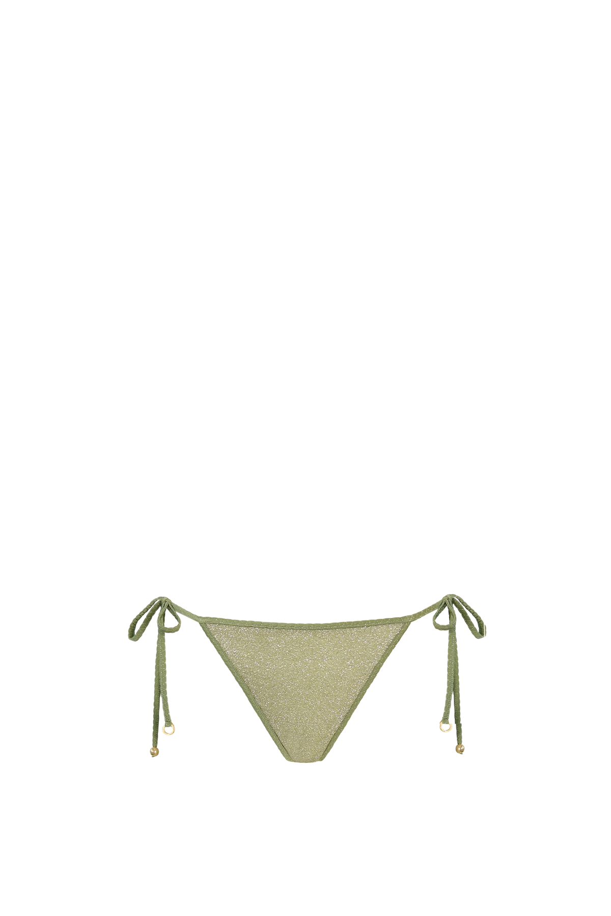 Green Glitter Triangle Bottom