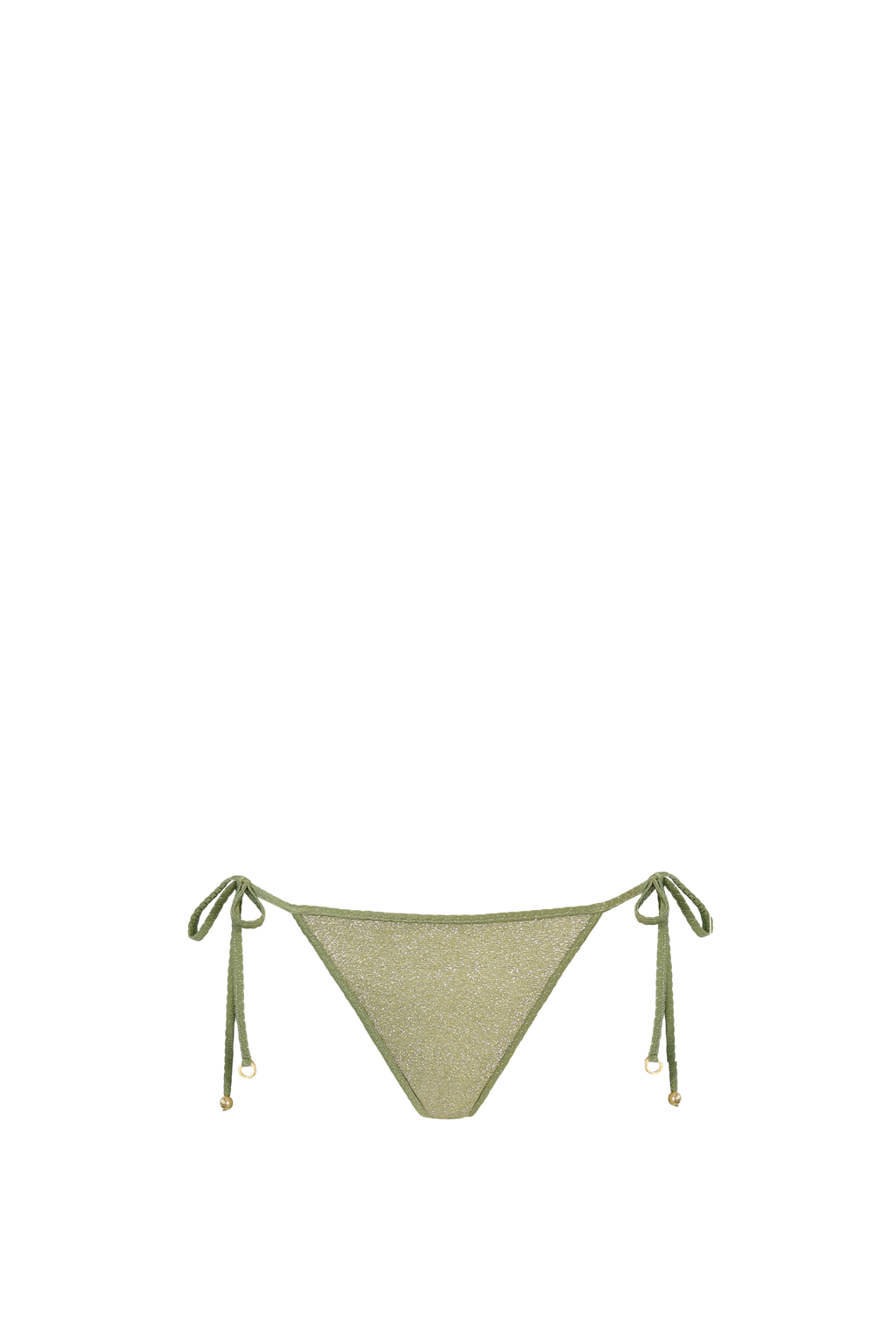 Green Glitter Triangle Bottom