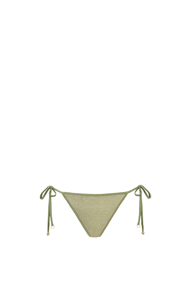 Green Glitter Triangle Bottom