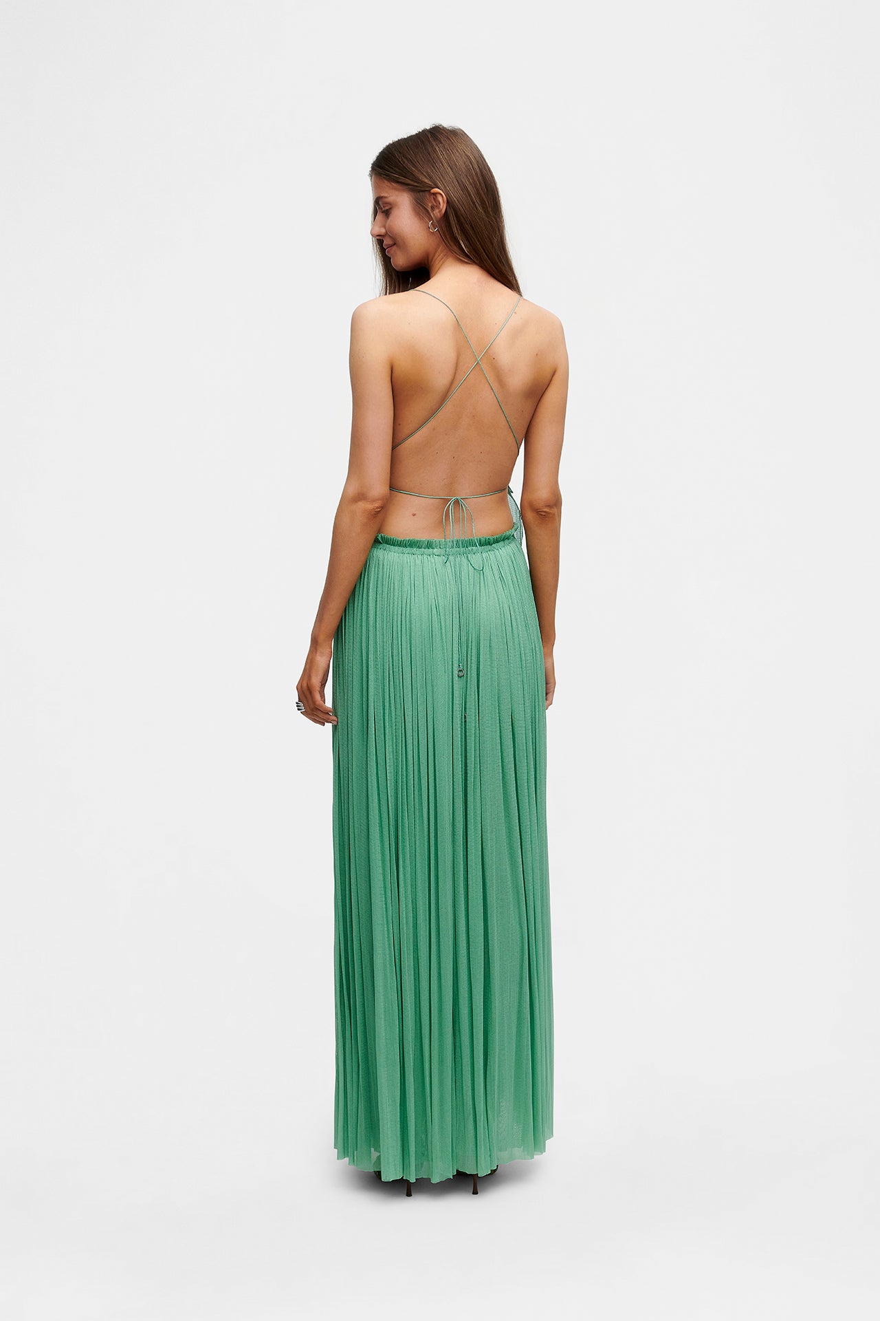 Ocean Silk Tulle Skirt