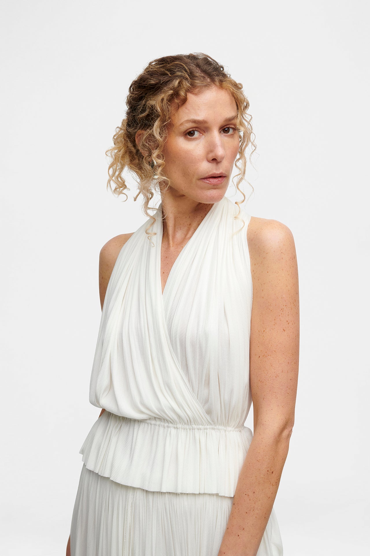 Silk Tulle Top