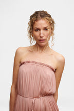 Blush Silk Tulle Skirt