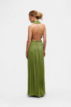 Green Silk Tulle Skirt