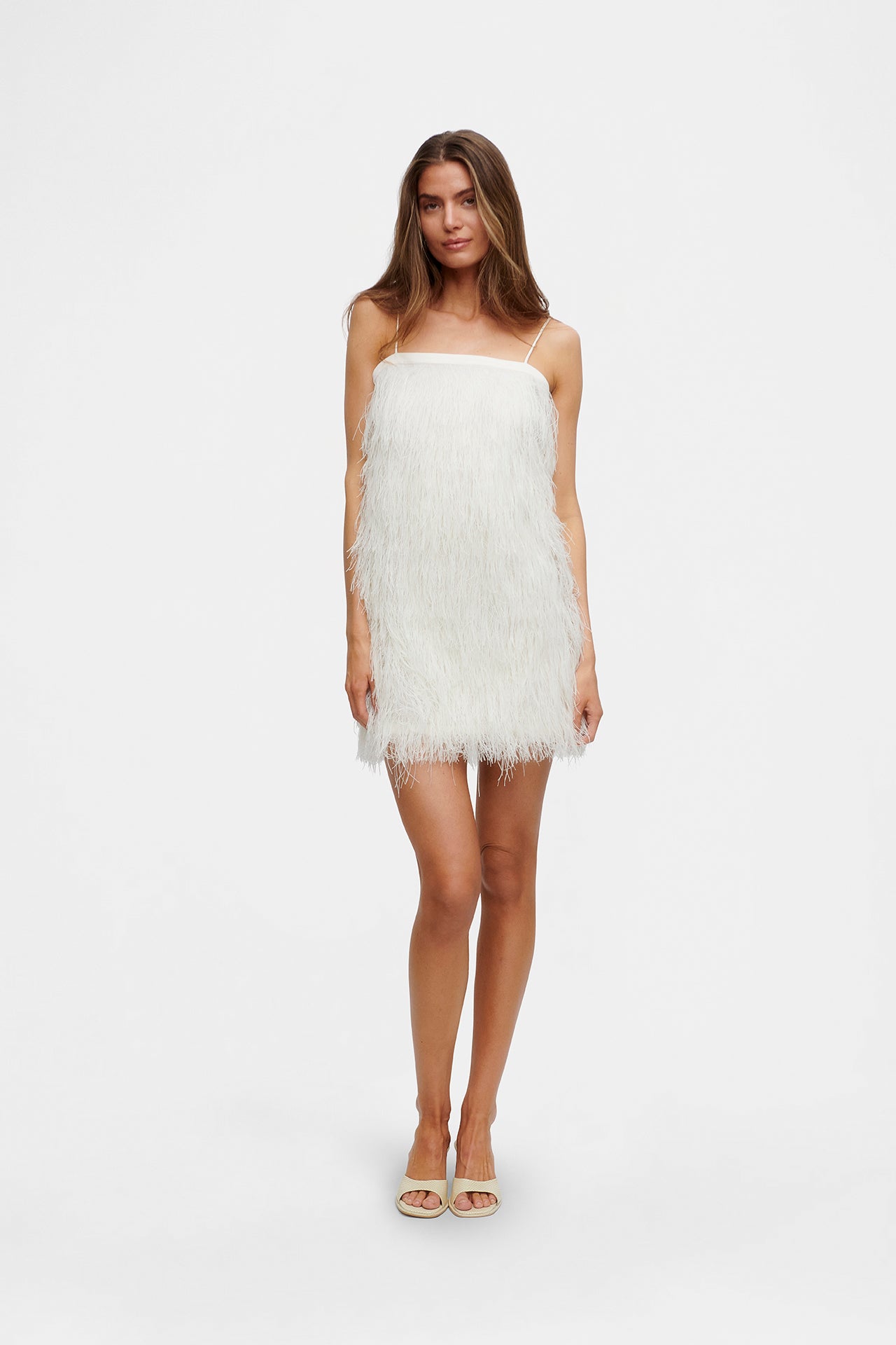 White Feather Dress