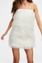 White Feather Dress