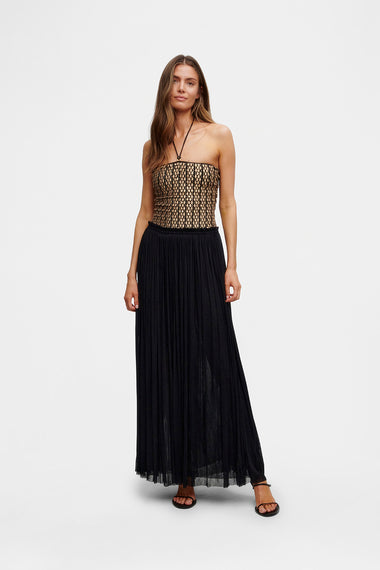 Black Silk Tulle Skirt, floor-length 100% Grade 6A mulberry silk tulle, HANNE BLOCH