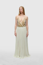 Ivory Silk Tulle Skirt
