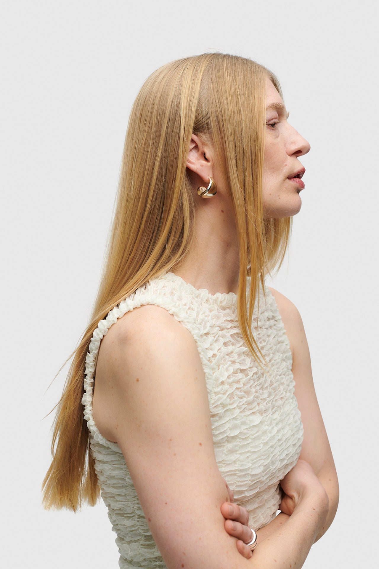 Ivory Smock Top