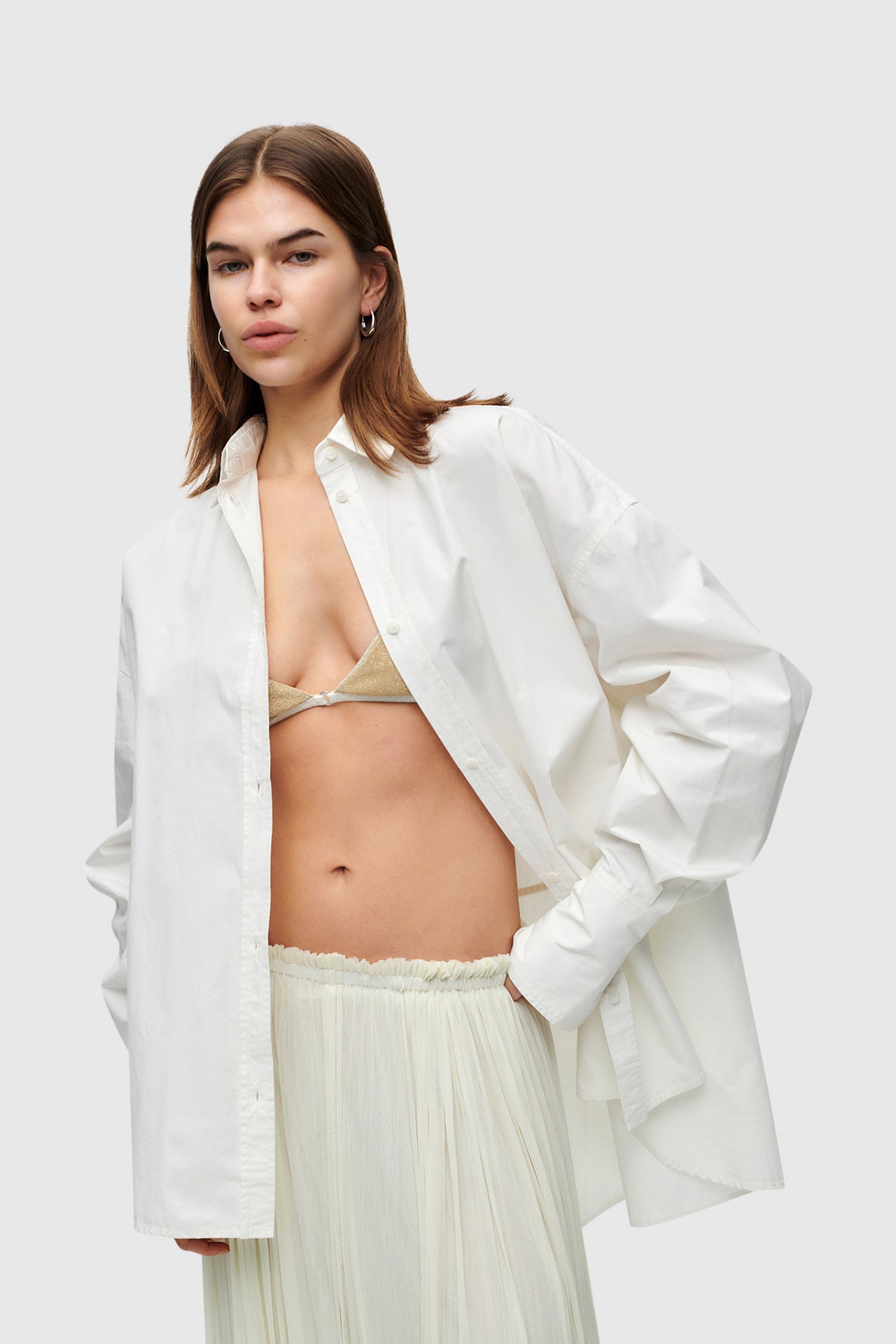 Cotton Tie Shirt
