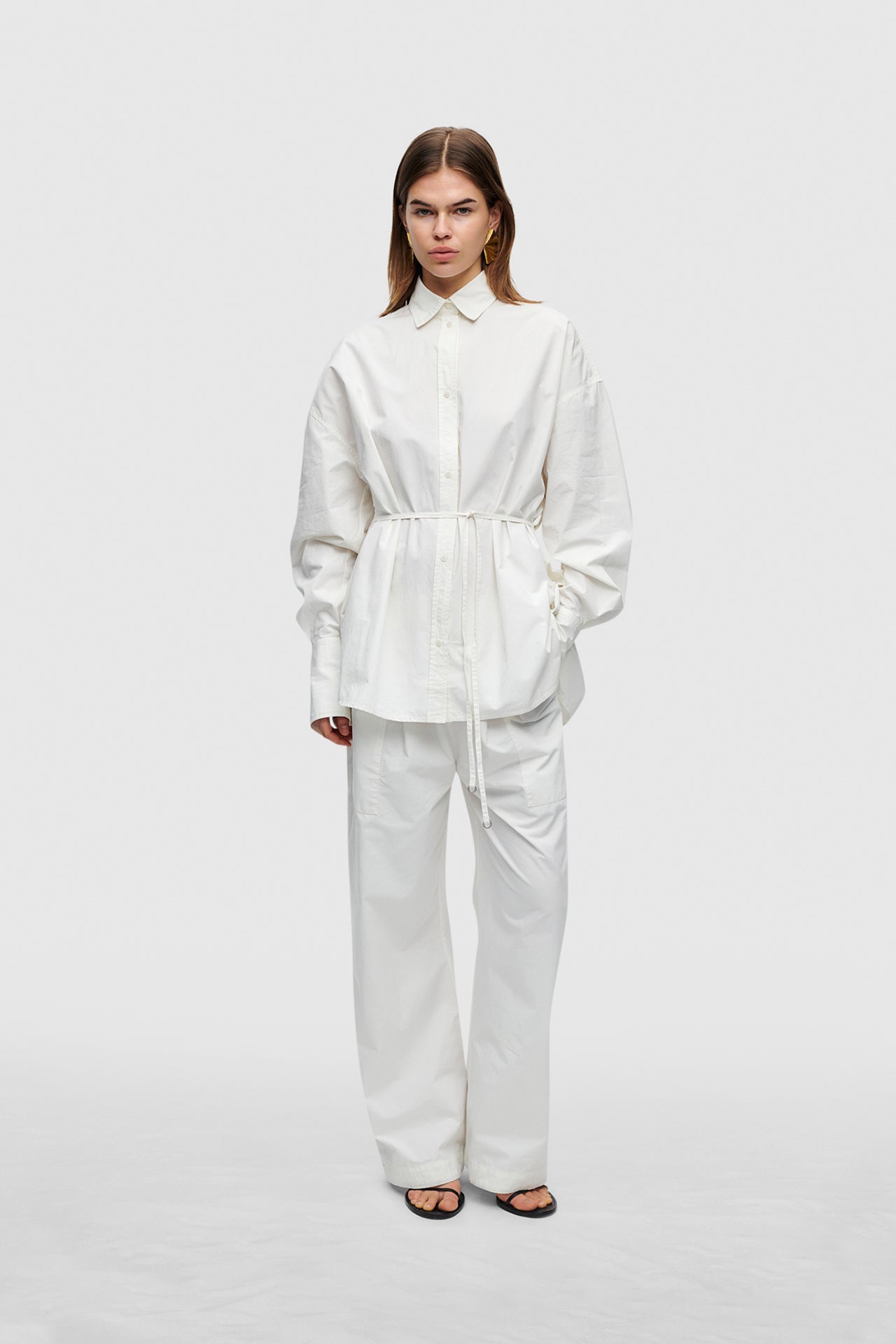 Cotton Tie Shirt