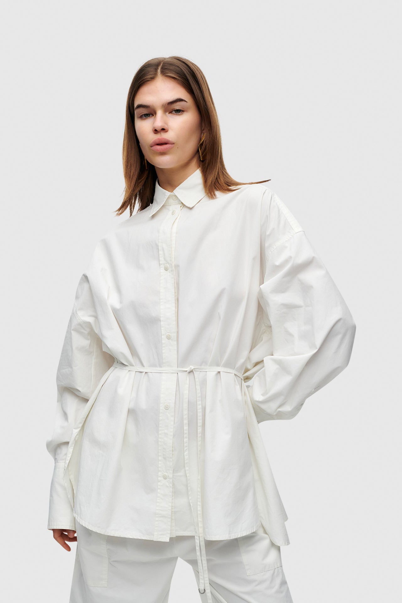 Cotton Tie Shirt