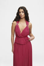 Pink Silk Tulle Top, 100% Grade 6A mulberry silk tulle, image 6, HANNE BLOCH