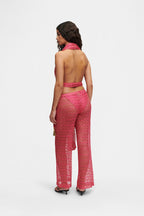 Pink Knit Trousers, Italian knit, image 5, HANNE BLOCH