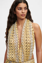 Knit Scarf Set / Top
