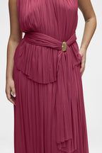 Pink Silk Tulle Scarf, raw-cut 100% Grade 6A mulberry silk tulle, image 2, HANNE BLOCH