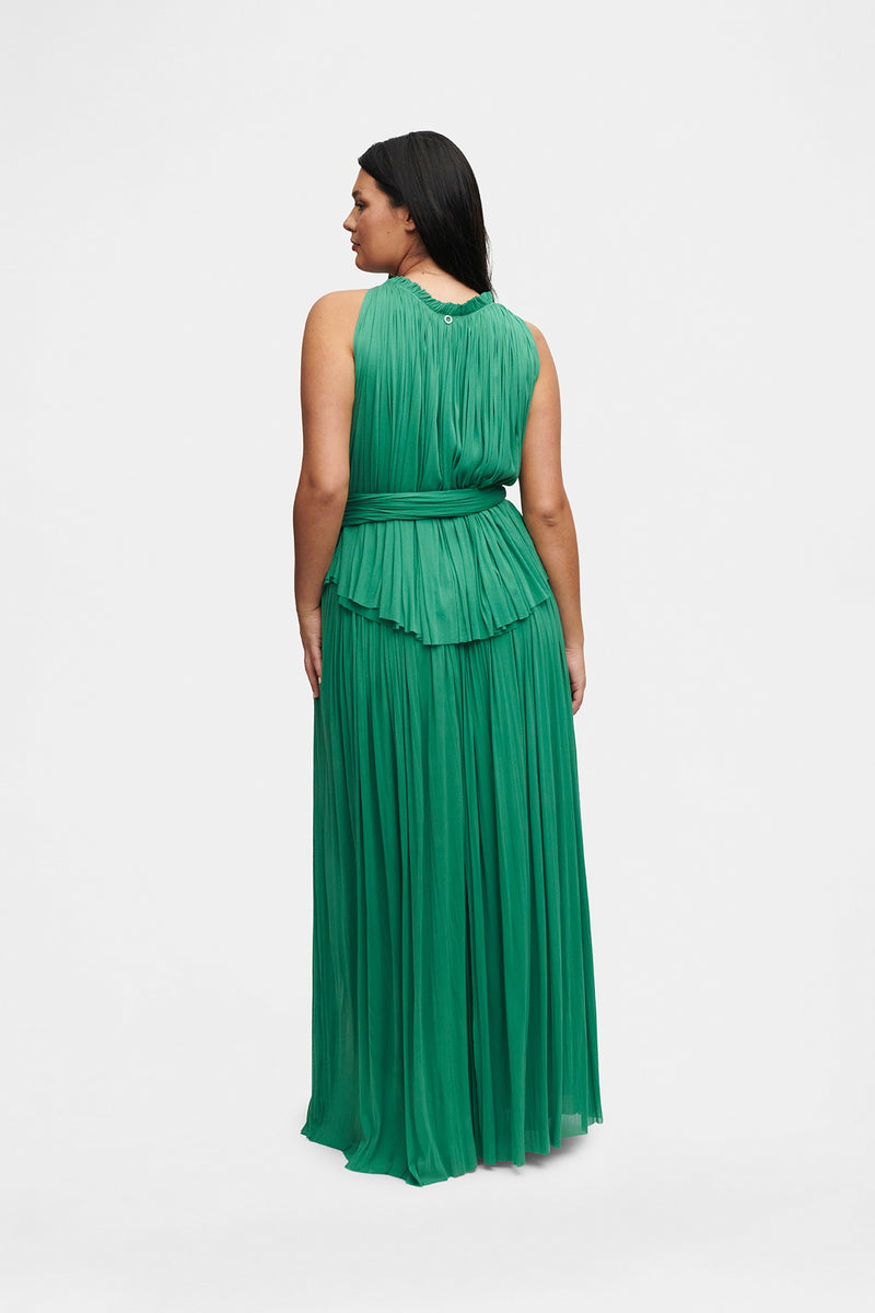 Silk Tulle Halter Top