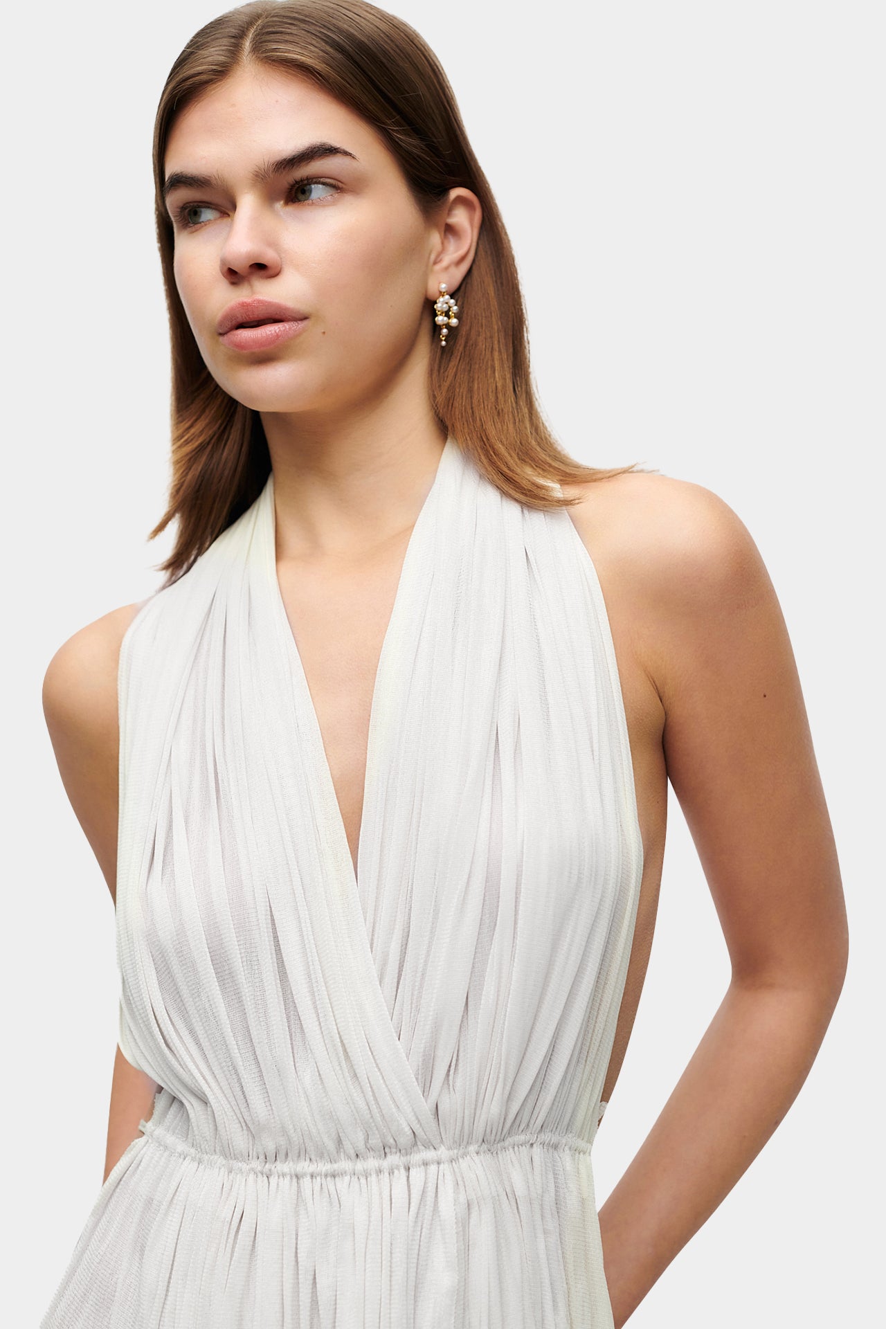 Silk Tulle Top