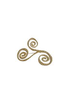 Swirl Gold Pin