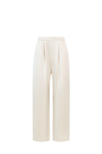 White Satin Trousers