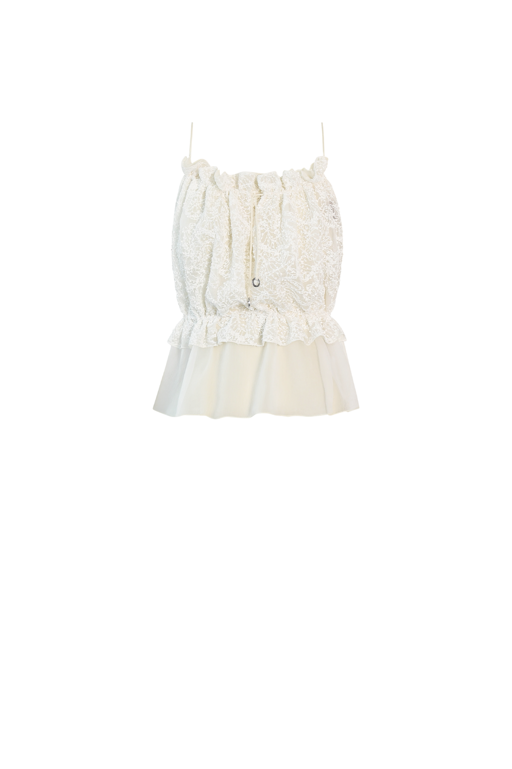 Snowflower String Silk Top