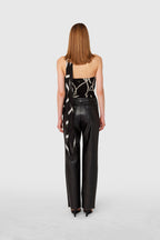 Black & White Nido Top - Backside - Product - Hanne Bloch
