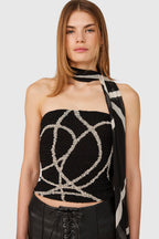 Black & White Nido Top - Product - Hanne Bloch