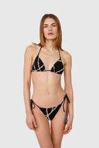 Black & White Nido Triangle Bikini