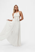 White String Silk Top