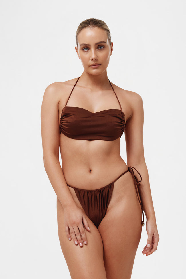 Brown Adjustable Mini Bottom