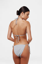 Ice Blue Glitter Triangle Bottom