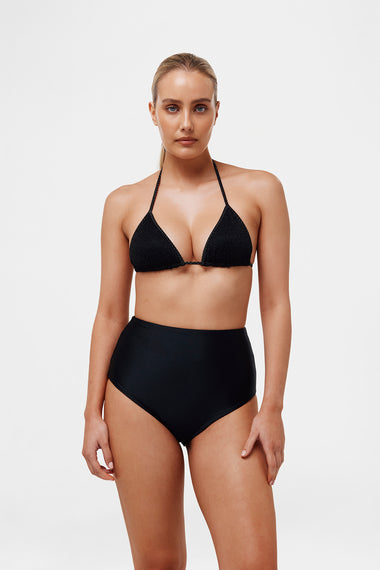 Black High Brief swim bottom, HANNE BLOCH