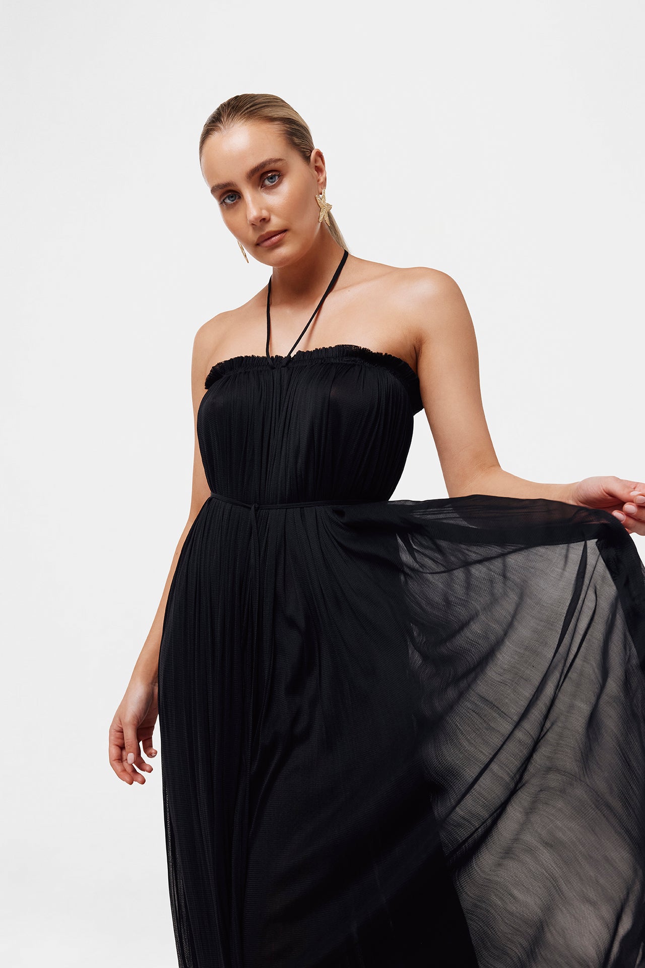 Silk Tulle Skirt
