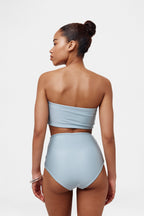 Ice Blue Bandeau Top