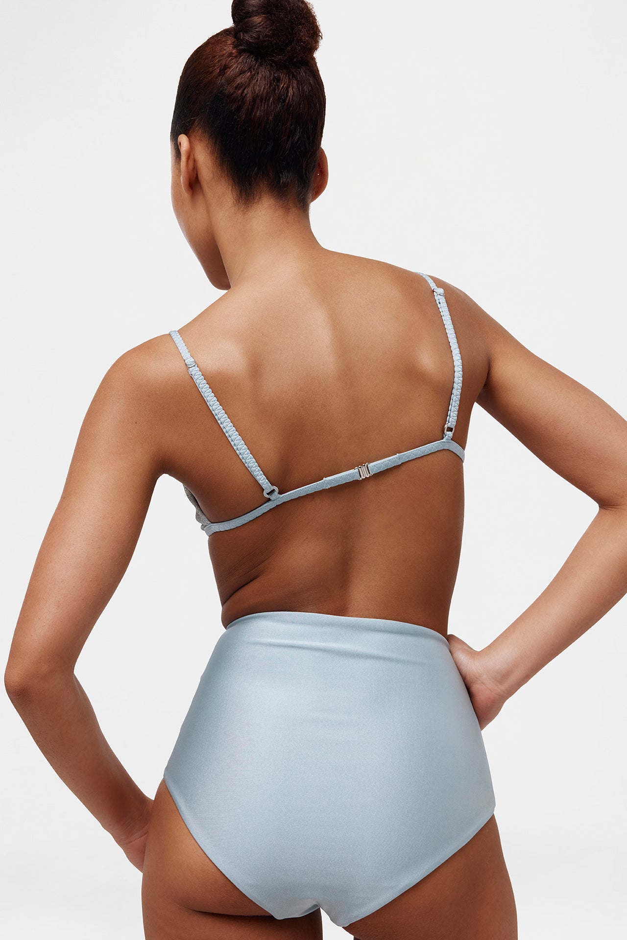 Ice Blue Glitter Top