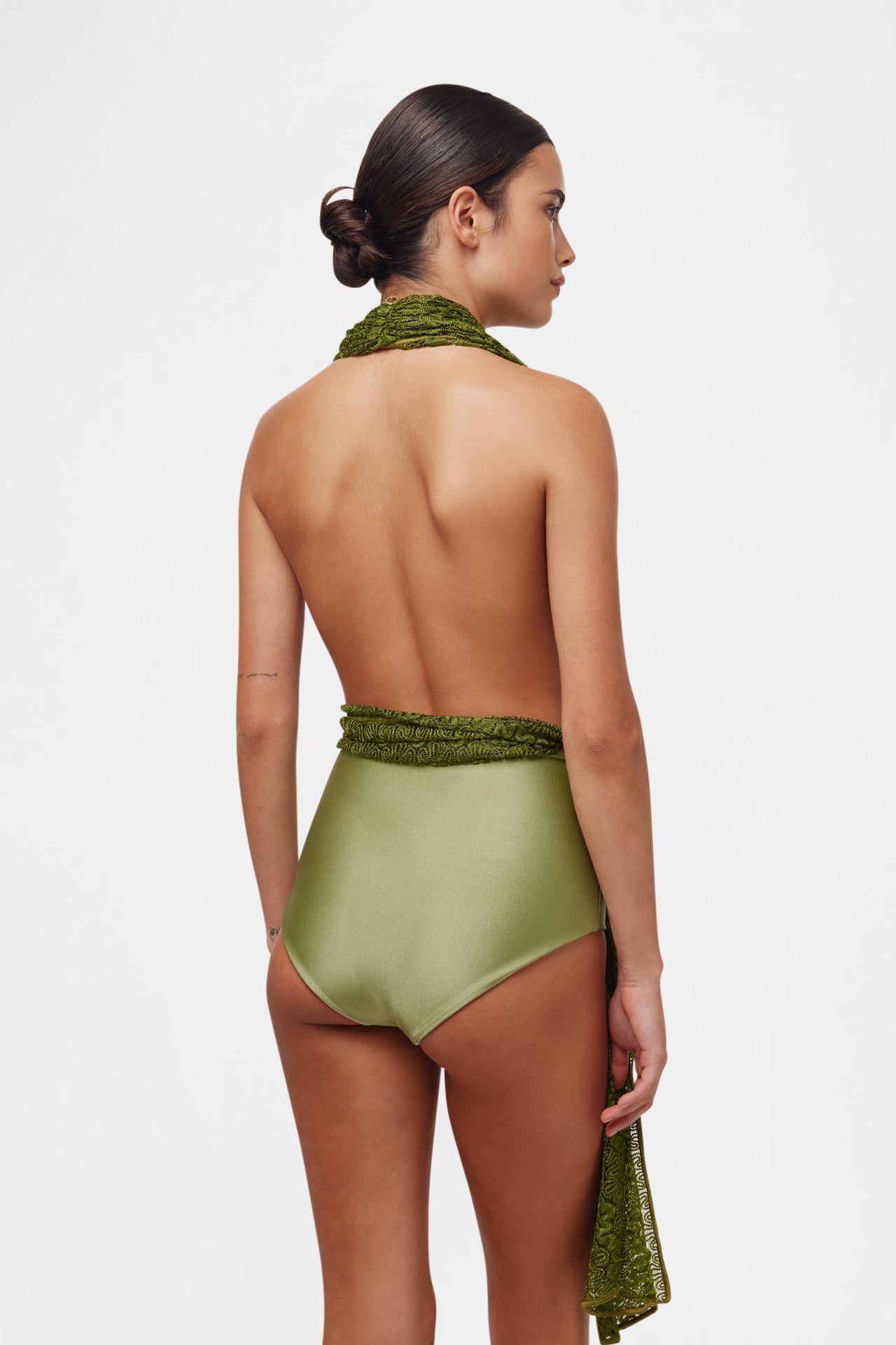 Cactus Knit Scarf Set   /   Top