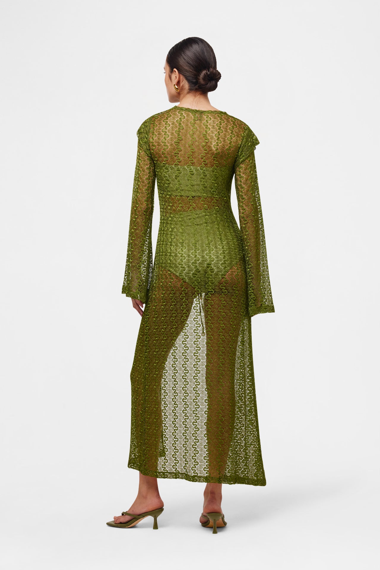 Cactus Knit Kaftan, one-size Italian knit, image 8, HANNE BLOCH