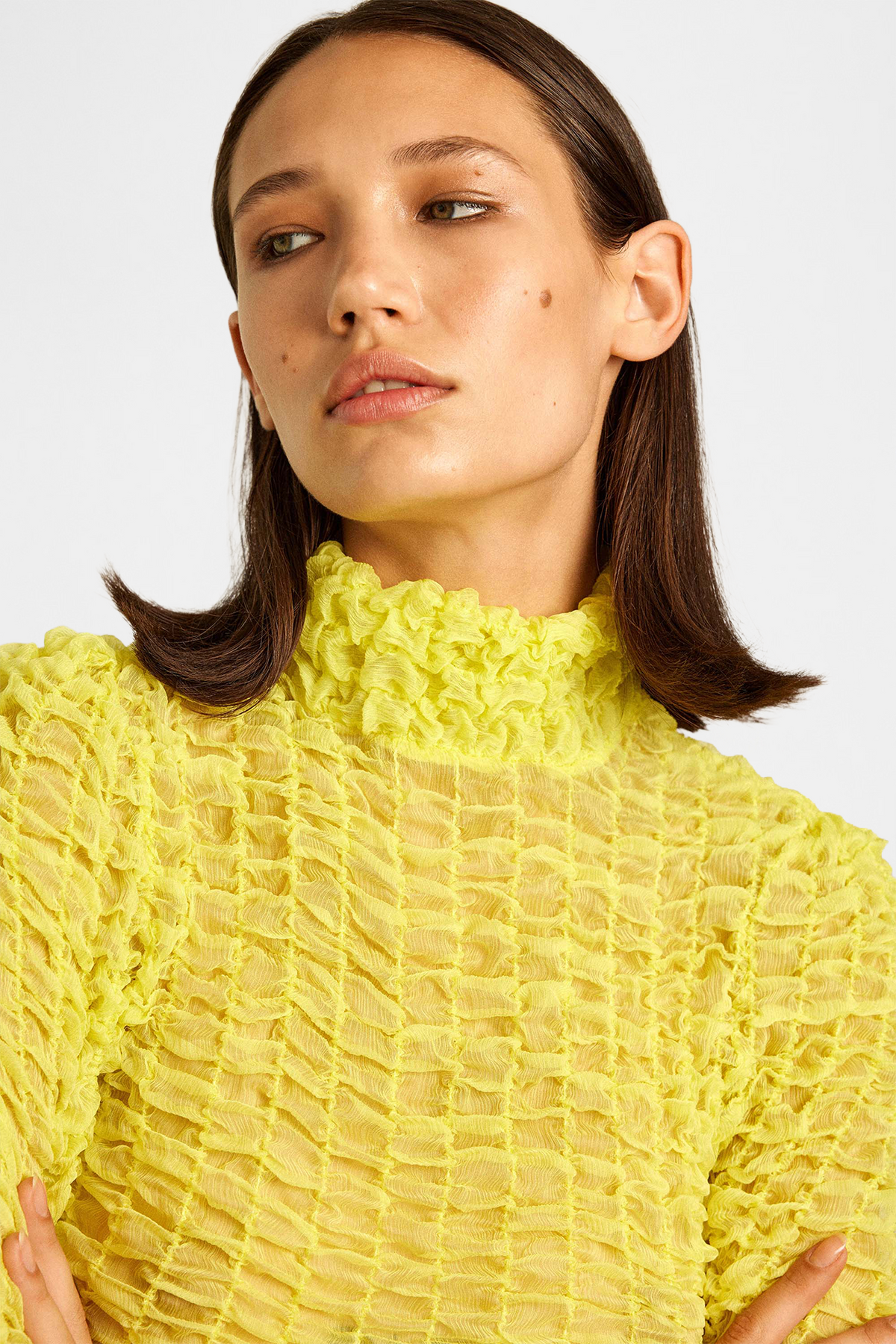 Lemon Smock Top