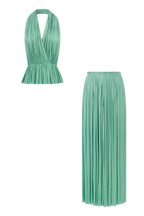 Ocean Silk Tulle Top & Skirt