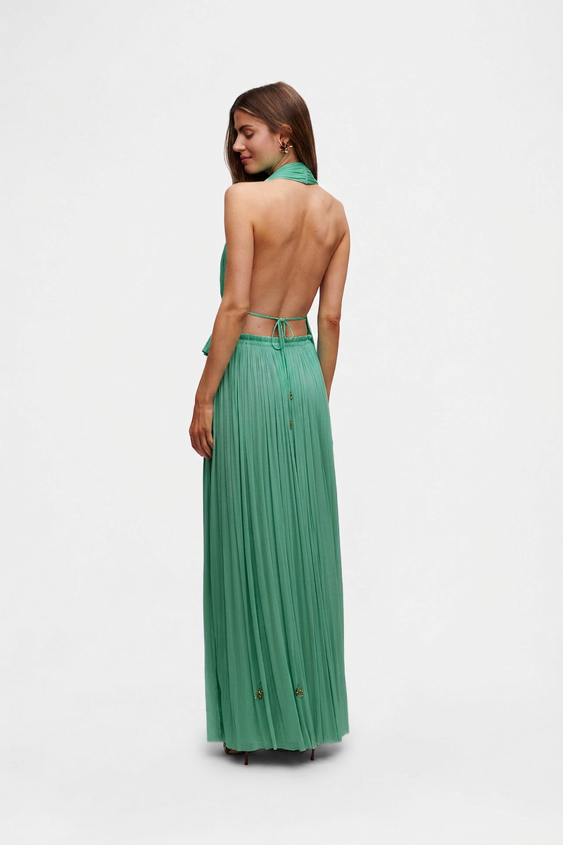 Ocean Silk Tulle Top & Skirt