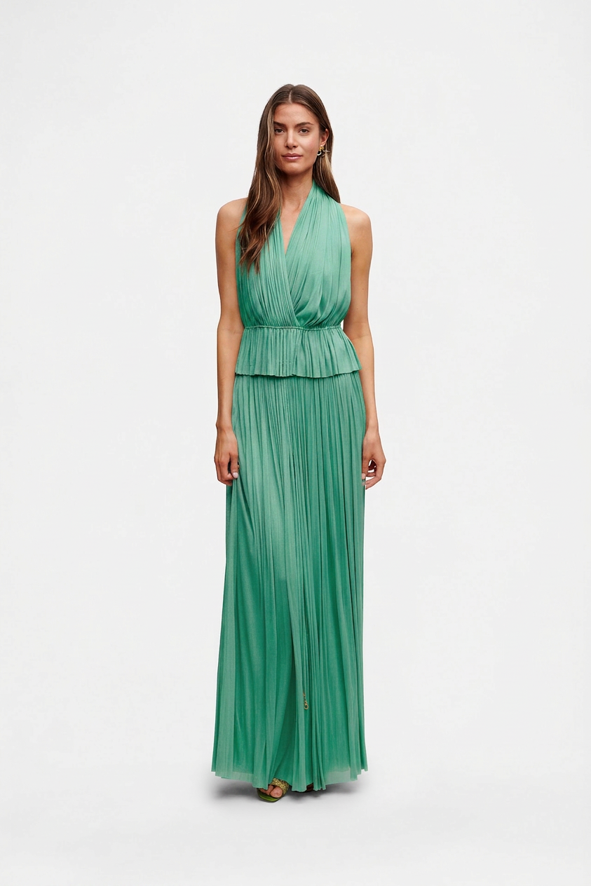 Ocean Silk Tulle Top & Skirt