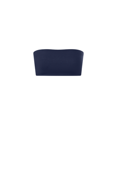 Ocean Blue Bandeau Top swim top, image 2, HANNE BLOCH